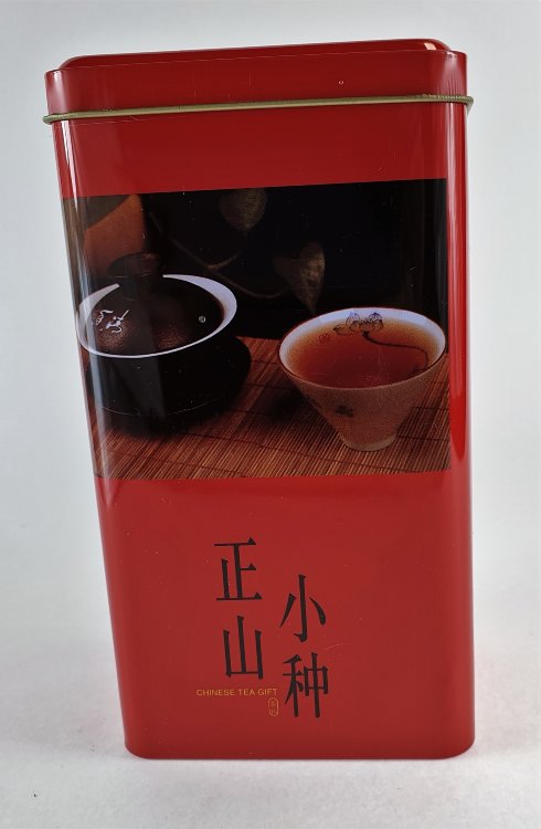 Банка для чая китайская железная, 200г, 17 см