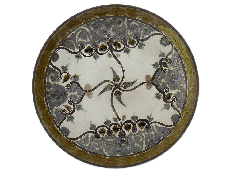 Ляган №5, керамика Риштан, 32 см
