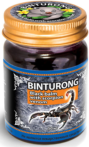 Binturong Черный бальзам с ядом Скорпиона, 50 гр