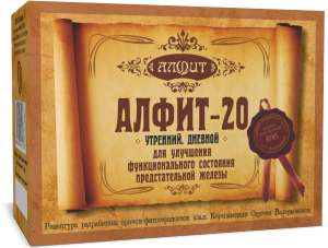 Фитосбор Алфит №20 для профилактики простатита, 30 пак