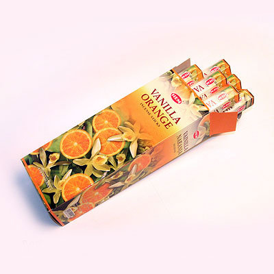 Благовония "Ваниль Апельсин Vanilla Orange" HEM HEXA шестигранники