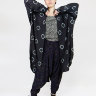 Платье-рубашка oversize, окрашенное техникой нэ-маки сибори, redrobe 10