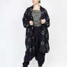 Платье-рубашка oversize, окрашенное техникой нэ-маки сибори, redrobe 10