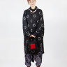 Платье-рубашка oversize, окрашенное техникой нэ-маки сибори, redrobe 10