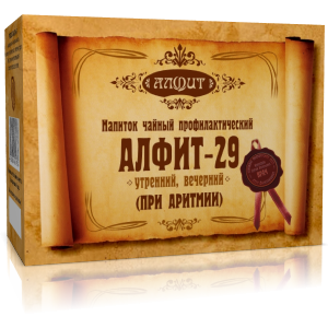 Фитосбор Алфит №29 при аритмии, 30 пак